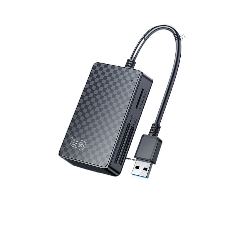 Cititor USB 3.0 de carduri, 4 în 1, MS, CF, SD și TF