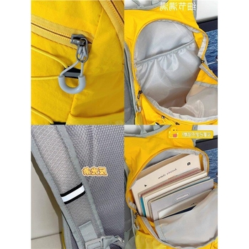 Rucsac feminin pentru călătorii și drumeții, ultra-ușor, nylon, căptușeală poliester, brand WU