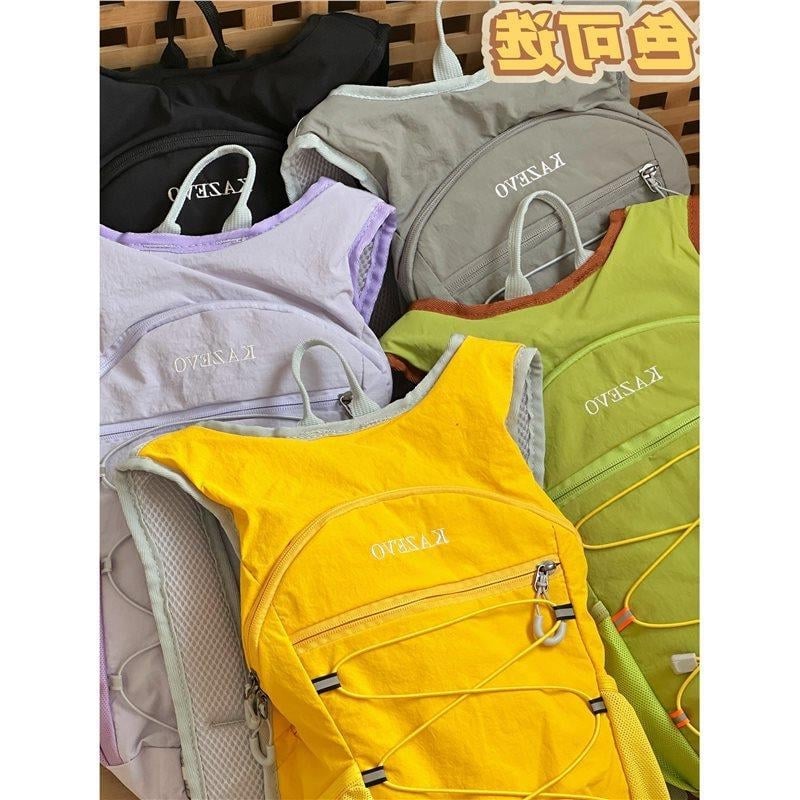 Rucsac feminin pentru călătorii și drumeții, ultra-ușor, nylon, căptușeală poliester, brand WU