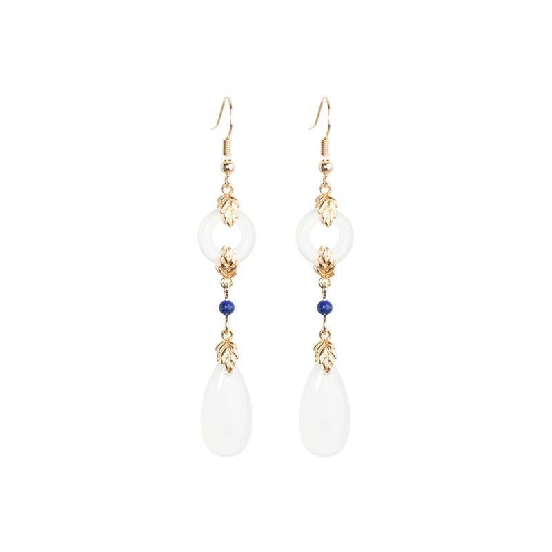 Σκουλαρίκια με γάντζο για το αυτί – γεωμετρικό σχέδιο, πλαστικό/ρητίνη, για γυναίκες, μοντέρνο στυλ