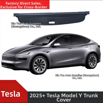 Kožni pokrov prtljažnika i sjenilo za Tesla Model Y s podesivim delićem prtljažnika
