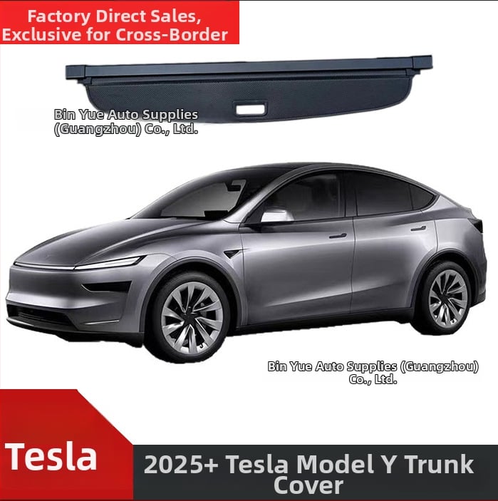 Kožni pokrov prtljažnika i sjenilo za Tesla Model Y s podesivim delićem prtljažnika