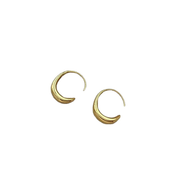 Γεωμετρικά σκουλαρίκια για γυναίκες – ακανόνιστος γεωμετρικός σχεδιασμός, χαλκός ως υλικό, στυλ ελαφρού πολυτελείας, τύπος γάντζου για τα αυτιά