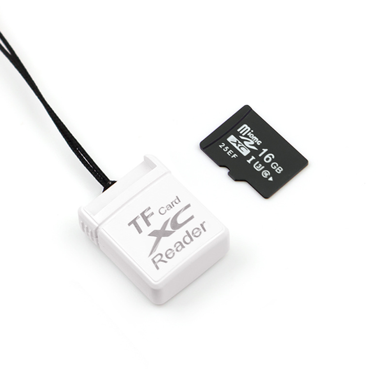 Mini USB 2.0 čitač TF kartice, prijenosni vanjski čitač za MicroSD, Windows 10 kompatibilan, model Zod-108