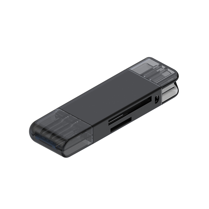 Vanjski USB 2.0 čitač kartica MR214, aluminijska legura, podržava više formata SD/SDHC/MMC Plus/TF/MicroSD, kompatibilan s Windows 7