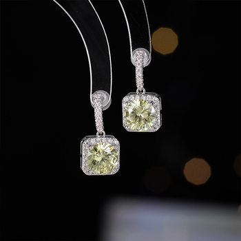 Meďové náušnice s geometrickým dizajnom, kórejský štýl (Značka: Liyu Jewelry; Materiál: Meď; Dizajn: Geometrický; Ošetrenie: Elektroplatovanie)