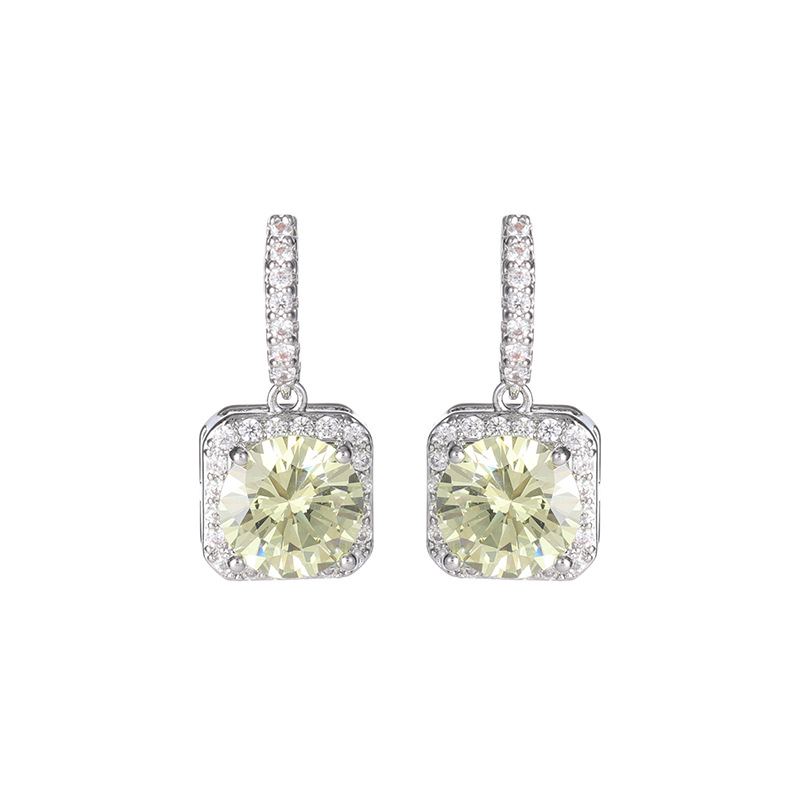 Meďové náušnice s geometrickým dizajnom, kórejský štýl (Značka: Liyu Jewelry; Materiál: Meď; Dizajn: Geometrický; Ošetrenie: Elektroplatovanie)