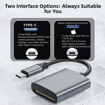 XD čítačka kariet pre Olympus – USB 2.0 externá, podpora XD kariet, iOS kompatibilný, hliníková zliatina