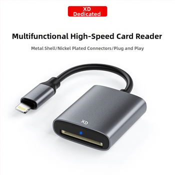 XD čítačka kariet pre Olympus – USB 2.0 externá, podpora XD kariet, iOS kompatibilný, hliníková zliatina