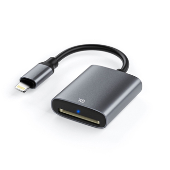 XD четец за карти Olympus – USB 2.0 външен, поддръжка на XD карта, iOS съвместим, алуминиева сплав