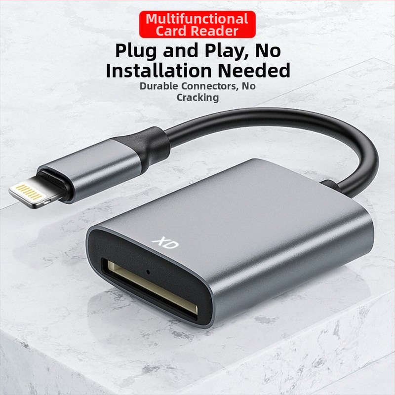 XD čítačka kariet pre Olympus – USB 2.0 externá, podpora XD kariet, iOS kompatibilný, hliníková zliatina