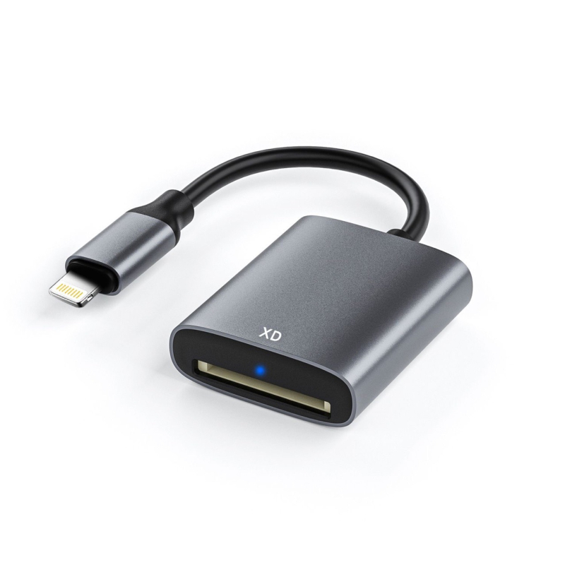 XD четец за карти Olympus – USB 2.0 външен, поддръжка на XD карта, iOS съвместим, алуминиева сплав