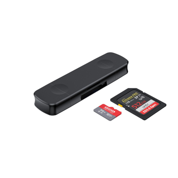 HYD-7068T USB A/C 3.0 Duálny čítač kariet pre SD/TF, SDHC/MMC Plus/MicroSD – externý, ABS plast