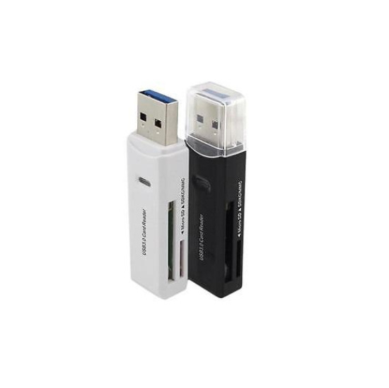 USB 3.0 čítačka kariet SD a TF (microSD), externá, 2-v-1 prenos dát