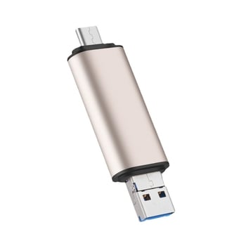 Type-C 3.1 all-in-one čítačka kariet, hliníkové telo, SD/TF podpora, USB 2.0