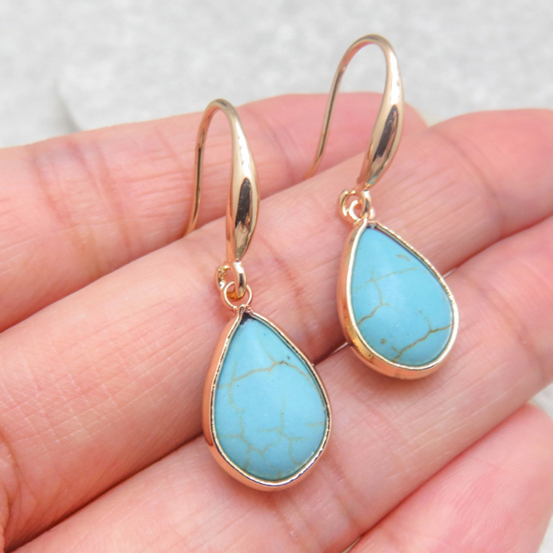 Justop bakrene naušnice kapljastog oblika, proljeće 2023 izdanje