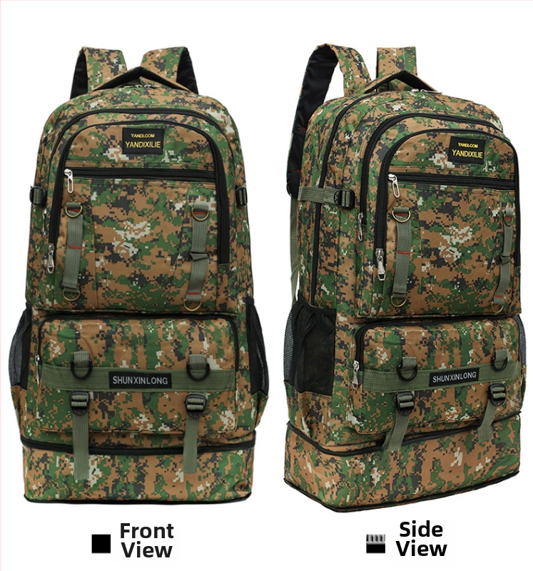 Turistický batoh, nylon, nepromokavý, rozširujúci, proti krádeži, zakrivené ramenné popruhy