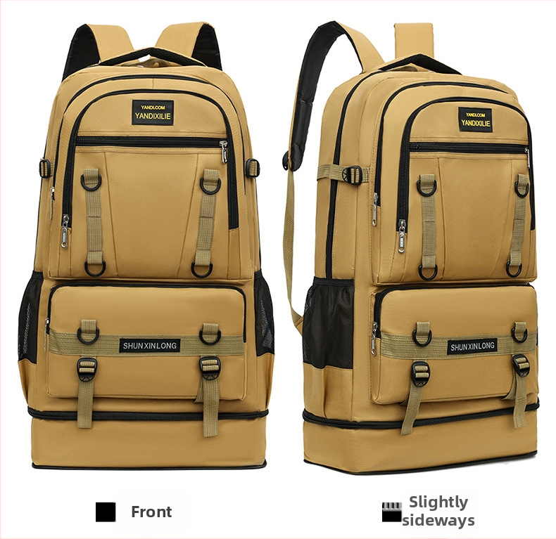 Turistický batoh, nylon, nepromokavý, rozširujúci, proti krádeži, zakrivené ramenné popruhy