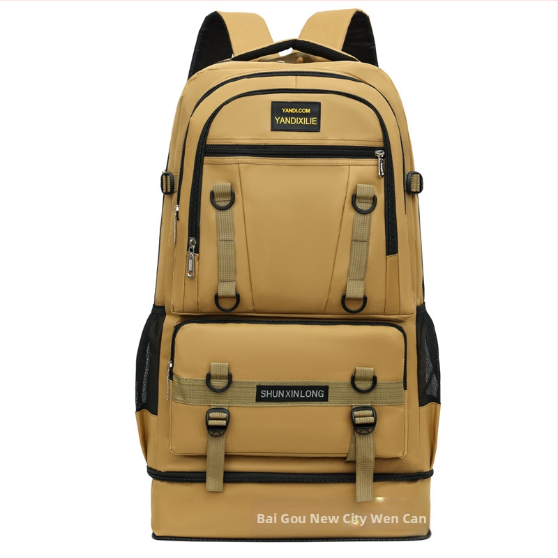 Turistický batoh, nylon, nepromokavý, rozširujúci, proti krádeži, zakrivené ramenné popruhy