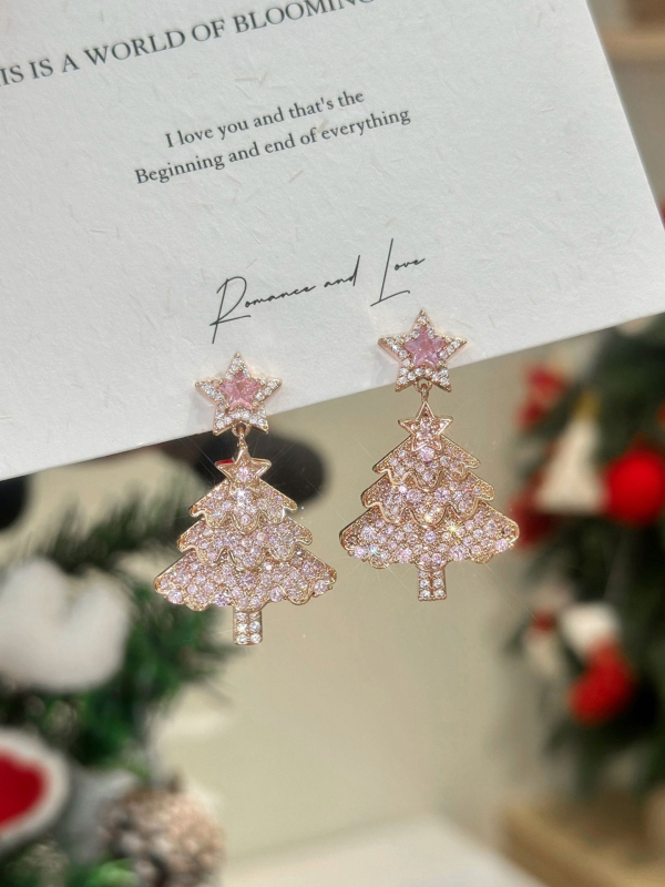 Cercei cu ciucuri, stil Xiaoxiangfeng, aliaj, placare electrolitică, tijă din argint 925, pentru femei, lansare toamnă 2025