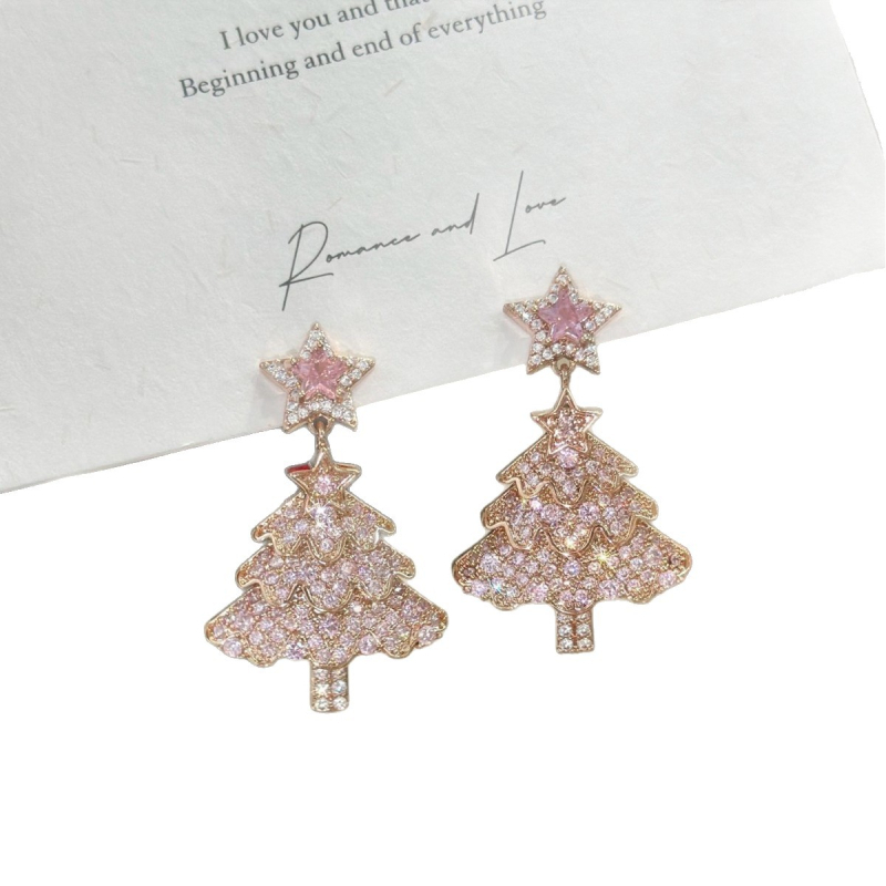 Cercei cu ciucuri, stil Xiaoxiangfeng, aliaj, placare electrolitică, tijă din argint 925, pentru femei, lansare toamnă 2025