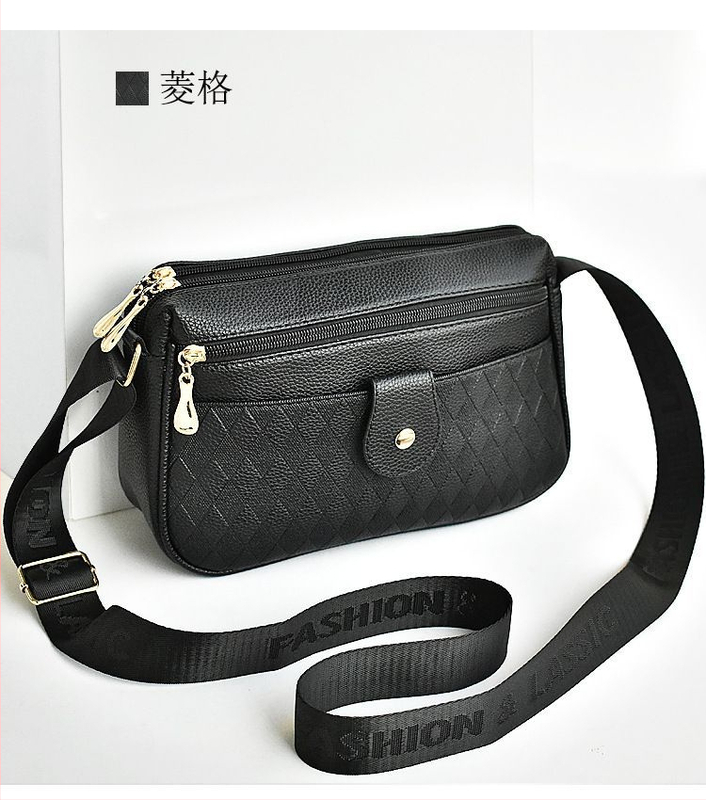 Deoia PU cezramenná taška pre ženy — mestský minimalistický štýl, horizontálny štvorcový tvar, zipsové otvorenie, dokumentová kapsa