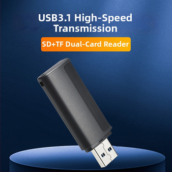 SD/TF USB 3.1 externý čítač kariet so dvojitým slotom, modely SCRM400/SCRM402, 1-ročná záruka
