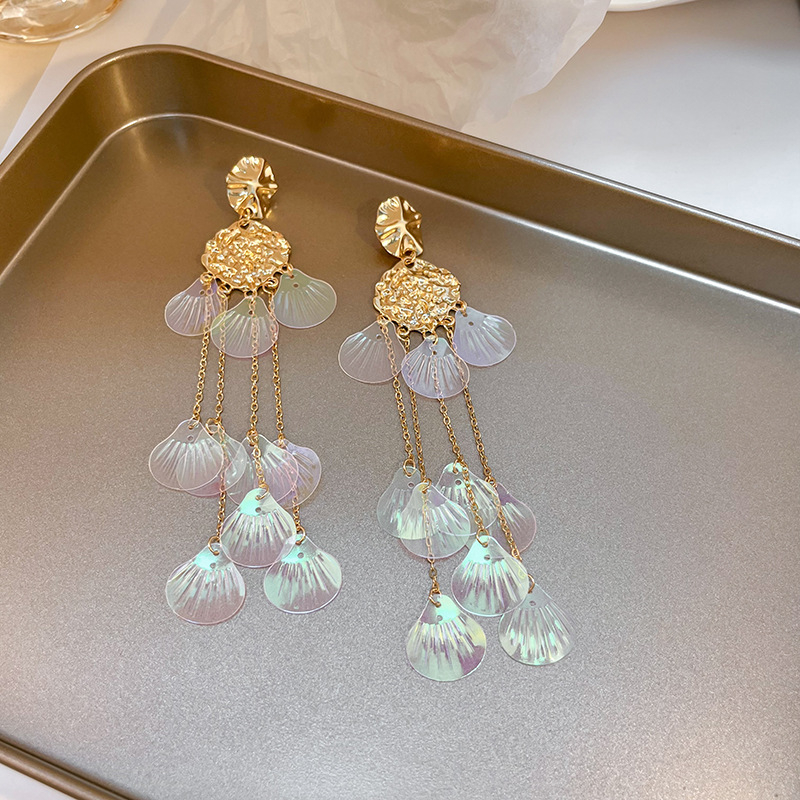 Cercei — aliaj, design geometric, electroplacare, Mou Doudou Accessories, Vara 2024