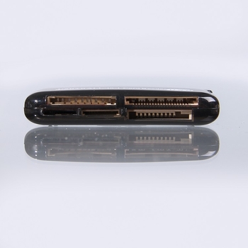 Cititor de carduri USB LTC-0008, carcasă transparentă, suport CF/SD/SDHC/MMC Plus/TF/MicroSD, USB 2.0