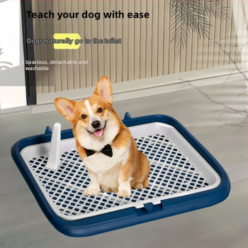 Plastová toaleta pre psov – dvojité úrovne, proti špliechaniu moču, proti šliapaniu, pre šteňatá, domáce použitie