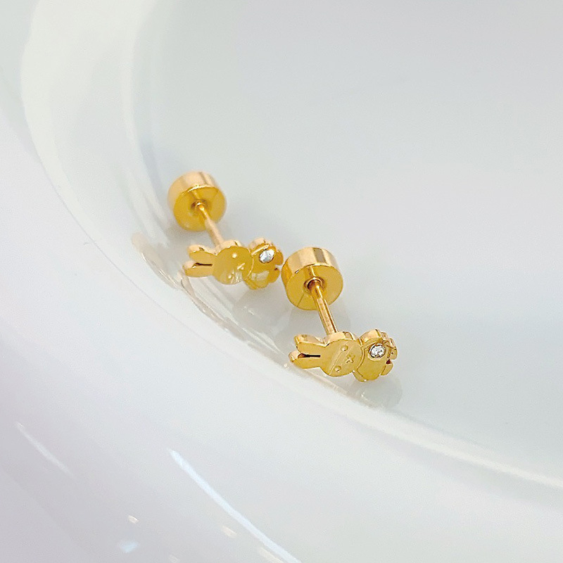 Cuie pentru urechi din oțel de titan – placare electroplată, stil INS, trend de personalitate, accesorii pentru urechi