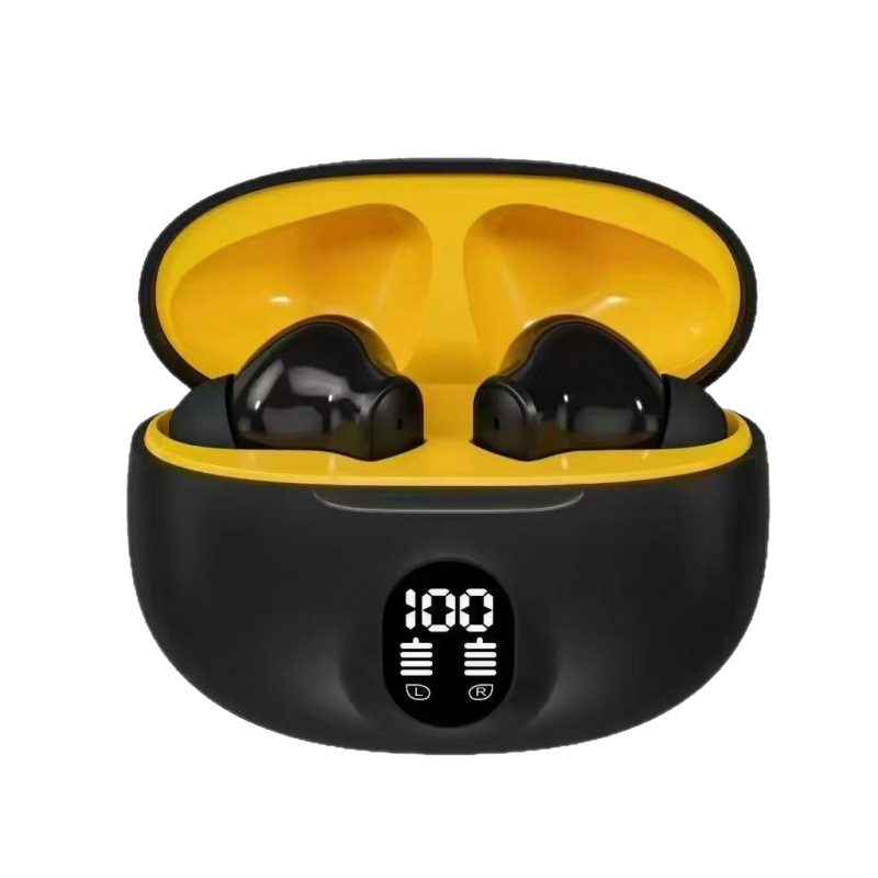 Bluetooth slušalice s digitalnim zaslonom, aktivna eliminacija buke, niska latencija, više od 8 sati trajanja baterije, IPX4 vodootpornost (Bluetooth 5.3)