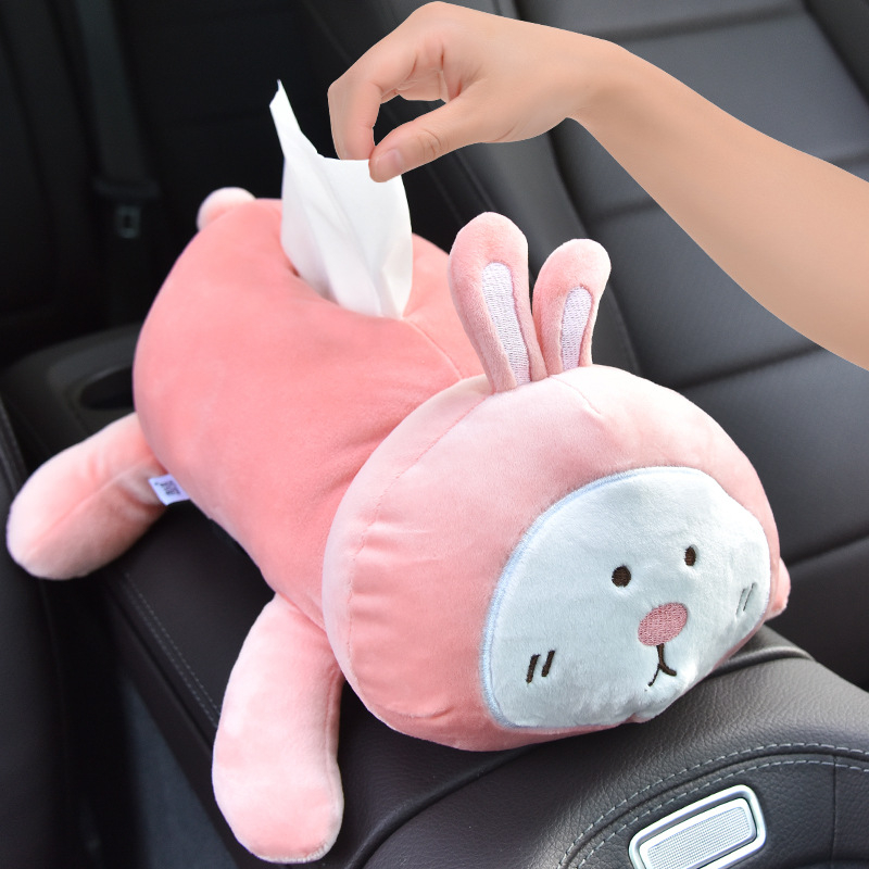 Κουτί χαρτοπετσετών αυτοκινήτου — Κρεμαστό Cartoon σχέδιο, βελούδινο υλικό, Προέλευση Zhejiang