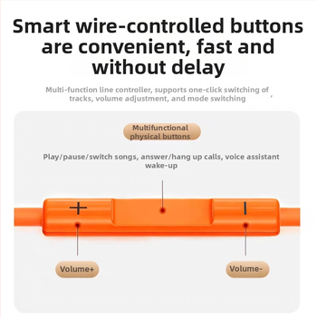 In-ear vezetékes fülhallgató mikrofonnal, Type-C interfész, 1,2 m kábel, kompatibilis iOS-sel
