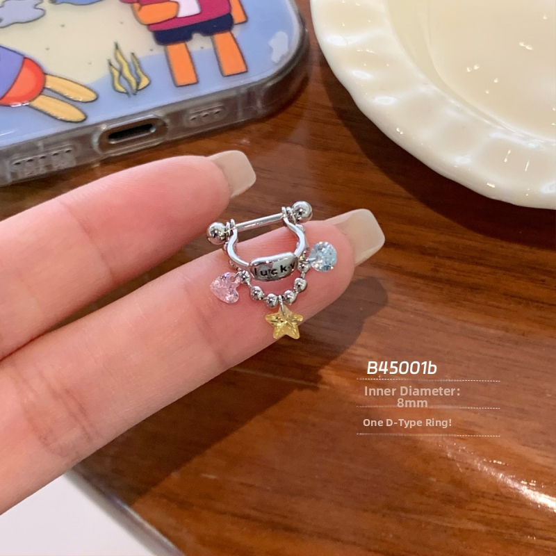 Nerezové oceľové náušnice, Geometrický tvar, osadený zirkónom, technika vsadenia