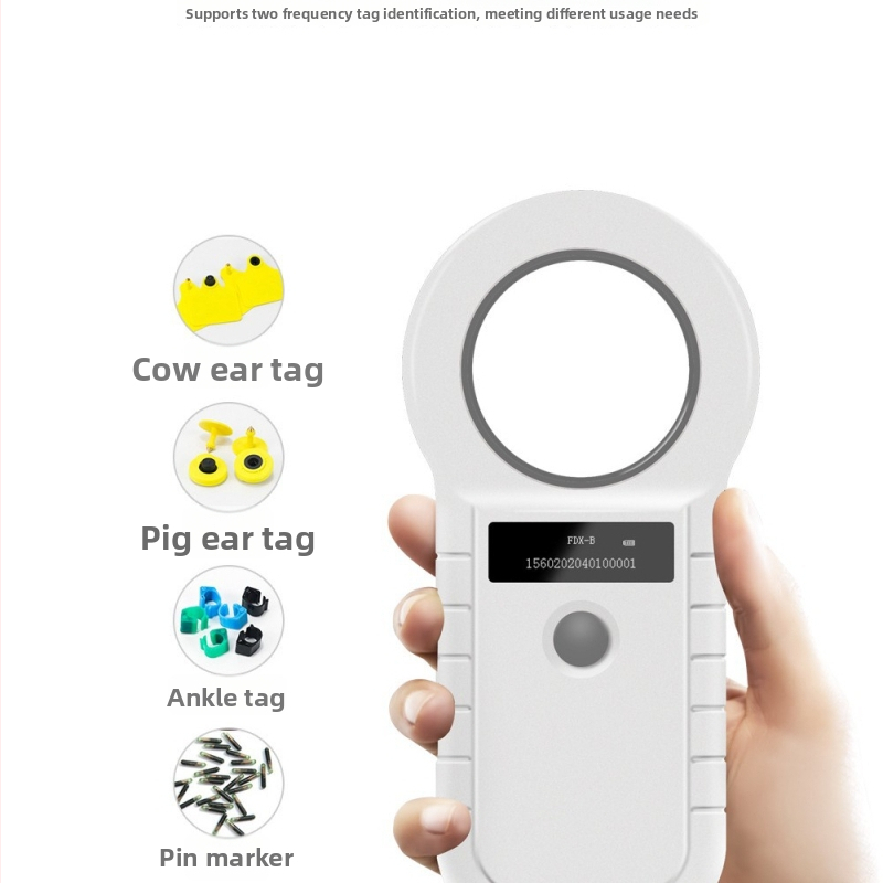 Bluetooth čipa lasītājs mājdzīvniekiem – Readell 90D-W, EMID/FDX-B (ISO11784/85), implantējams čips, 134.2K/125K, attālums 0–20 cm, lasīšanas laiks <100 ms