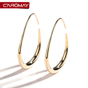 Σκουλαρίκια από χαλκό, γεωμετρικού στυλ, μάρκα Swing Card, άνοιξη 2024, κατηγορία: σκουλαρίκια