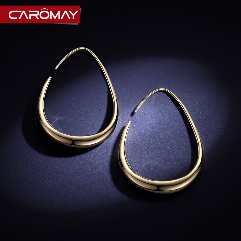 Σκουλαρίκια από χαλκό, γεωμετρικού στυλ, μάρκα Swing Card, άνοιξη 2024, κατηγορία: σκουλαρίκια