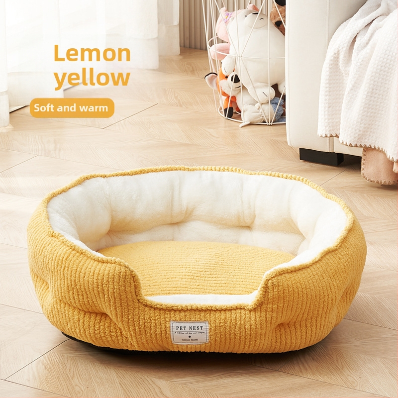 Pelíšok pre psy a mačky — flanel, pratelný, bez montáže, zimný teplý pelech