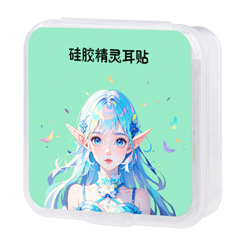 Cercei cu clips de silicon, unisex, design animal zodiac, finisaj mat, prelucrare Seiko