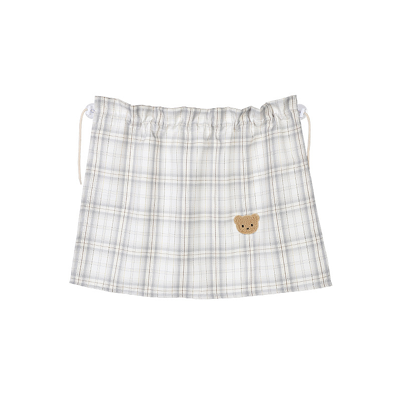 Curtă de protecție solară pentru mașină cu ventuză, model grilă cu urs, țesătură semitransparentă, potrivire universală, tip de agățat