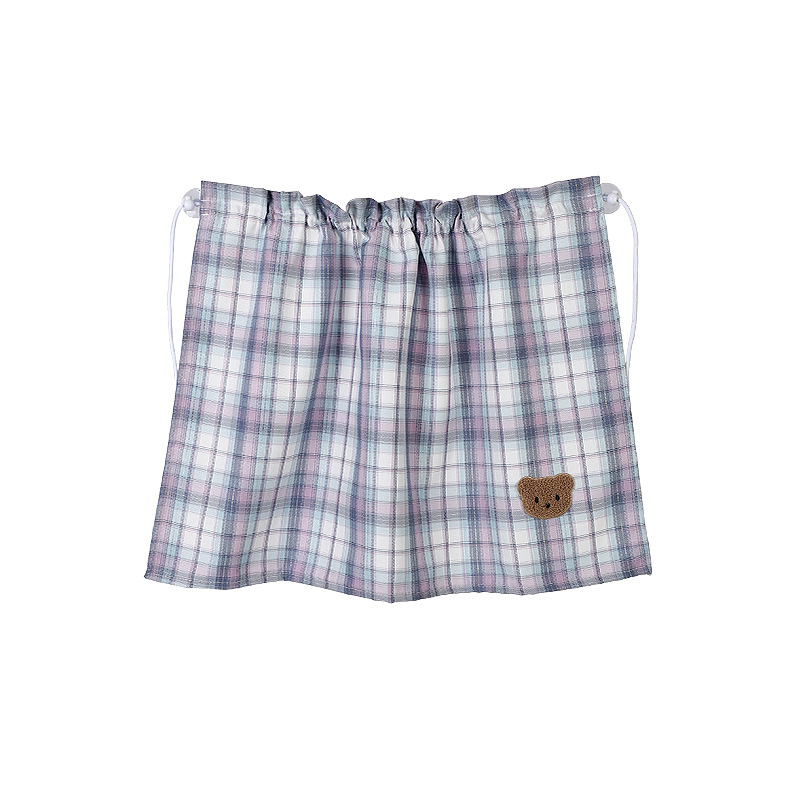 Curtă de protecție solară pentru mașină cu ventuză, model grilă cu urs, țesătură semitransparentă, potrivire universală, tip de agățat