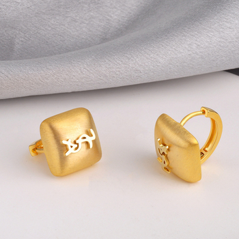 Mingdu Jewelry meďové geometrické náušnice – elektroplatované povrchové úpravy, módny štýl, pre ženy