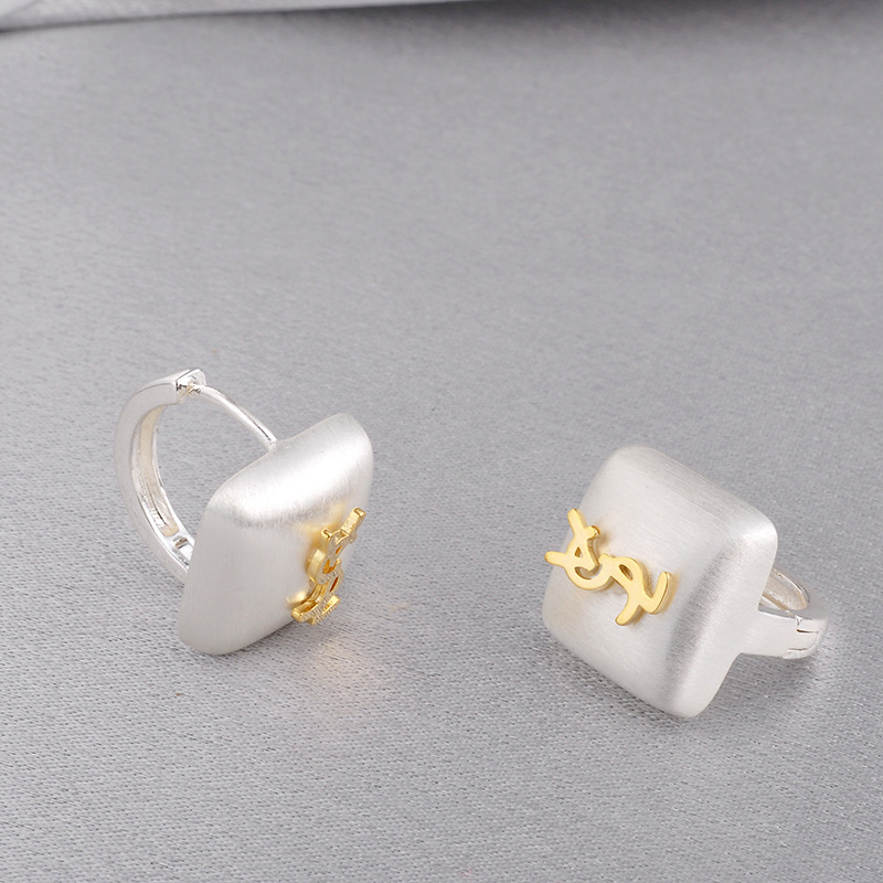 Mingdu Jewelry meďové geometrické náušnice – elektroplatované povrchové úpravy, módny štýl, pre ženy