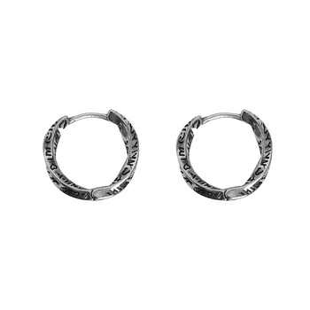 Náušnice Morning Hope s povlakom kovu - unisex, jednoduchý štýl, elektroplating