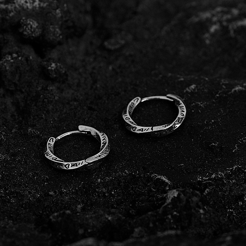 Náušnice Morning Hope s povlakom kovu - unisex, jednoduchý štýl, elektroplating