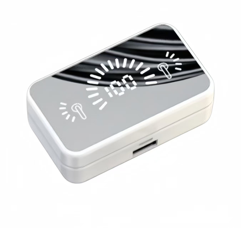 Căști Bluetooth S20 cu afișaj digital, anulare zgomot, Bluetooth 5.3, rază de 10 m