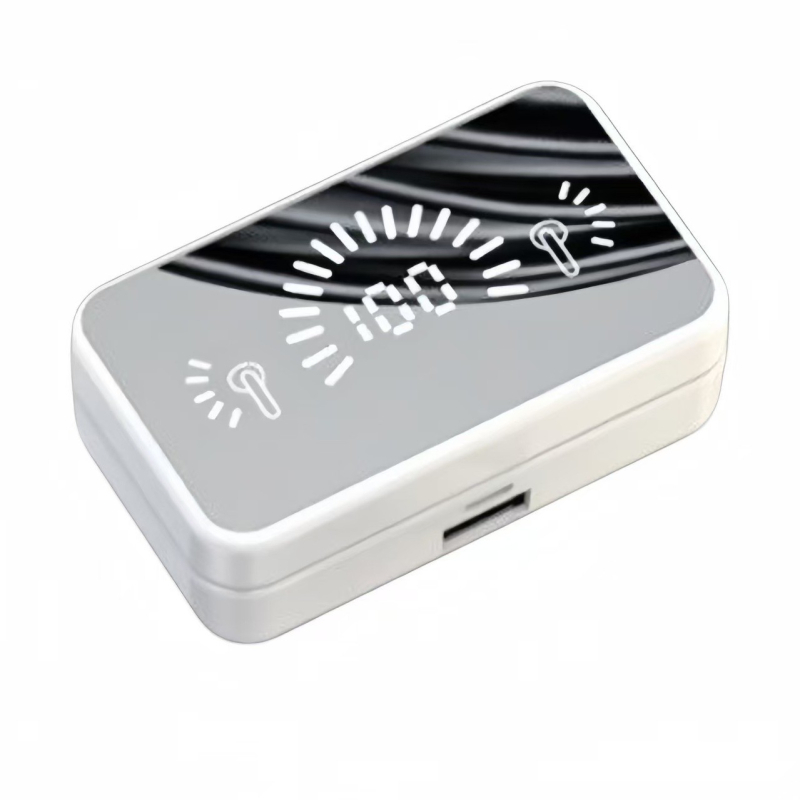 Căști Bluetooth S20 cu afișaj digital, anulare zgomot, Bluetooth 5.3, rază de 10 m