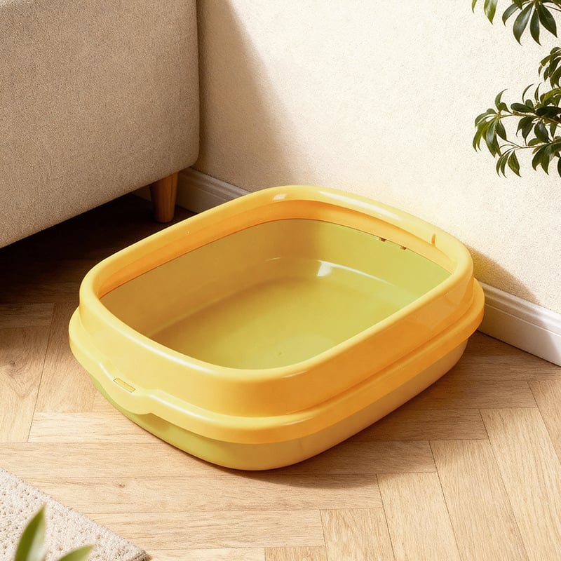 Κουτί άμμου γάτας – Υλικό PP; Εξουσιοδοτημένη ιδιωτική μάρκα; Για γάτες.