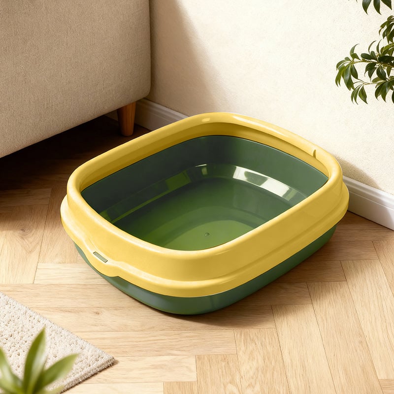 Κουτί άμμου γάτας – Υλικό PP; Εξουσιοδοτημένη ιδιωτική μάρκα; Για γάτες.